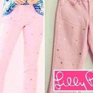 Lilly Pulitzer Pink Jeans Denim Pants